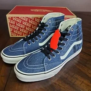 Vans Sk8-Hi Tapered Denim Embroidery Men Size 11.5, Women Size 13 Vans | Shoes | Vans Sk8hi Tapered Denim Embroidery Men Size  main image 3